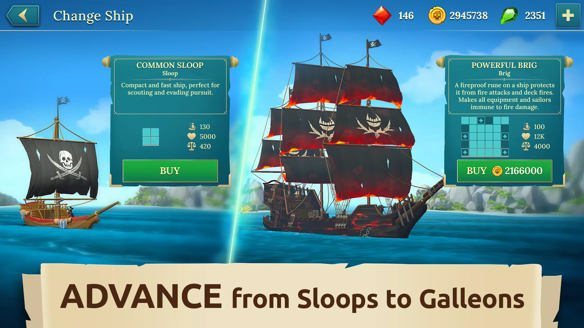 Pirate Ships・Build and Fight 스크린샷 3