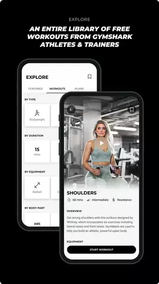 Gymshark Training: Fitness App Schermafbeelding 2