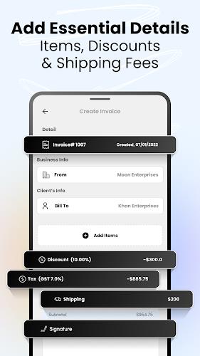 Invoice Maker and Generator Zrzut ekranu 1