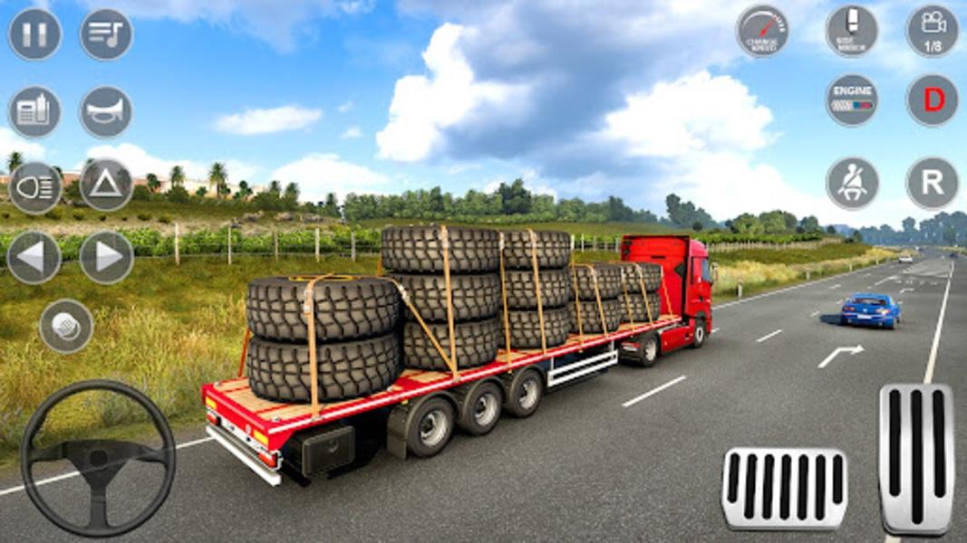 Europe Truck Simulator Driving Captura de pantalla 1