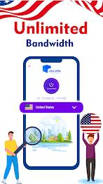 USA VPN - Fast Proxy VPN Screenshot 1