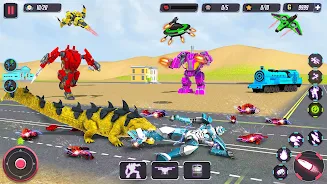 Schermata Animal Crocodile Robot Games 4