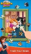 Solitaire Jigsaw Puzzle Ảnh chụp màn hình 1