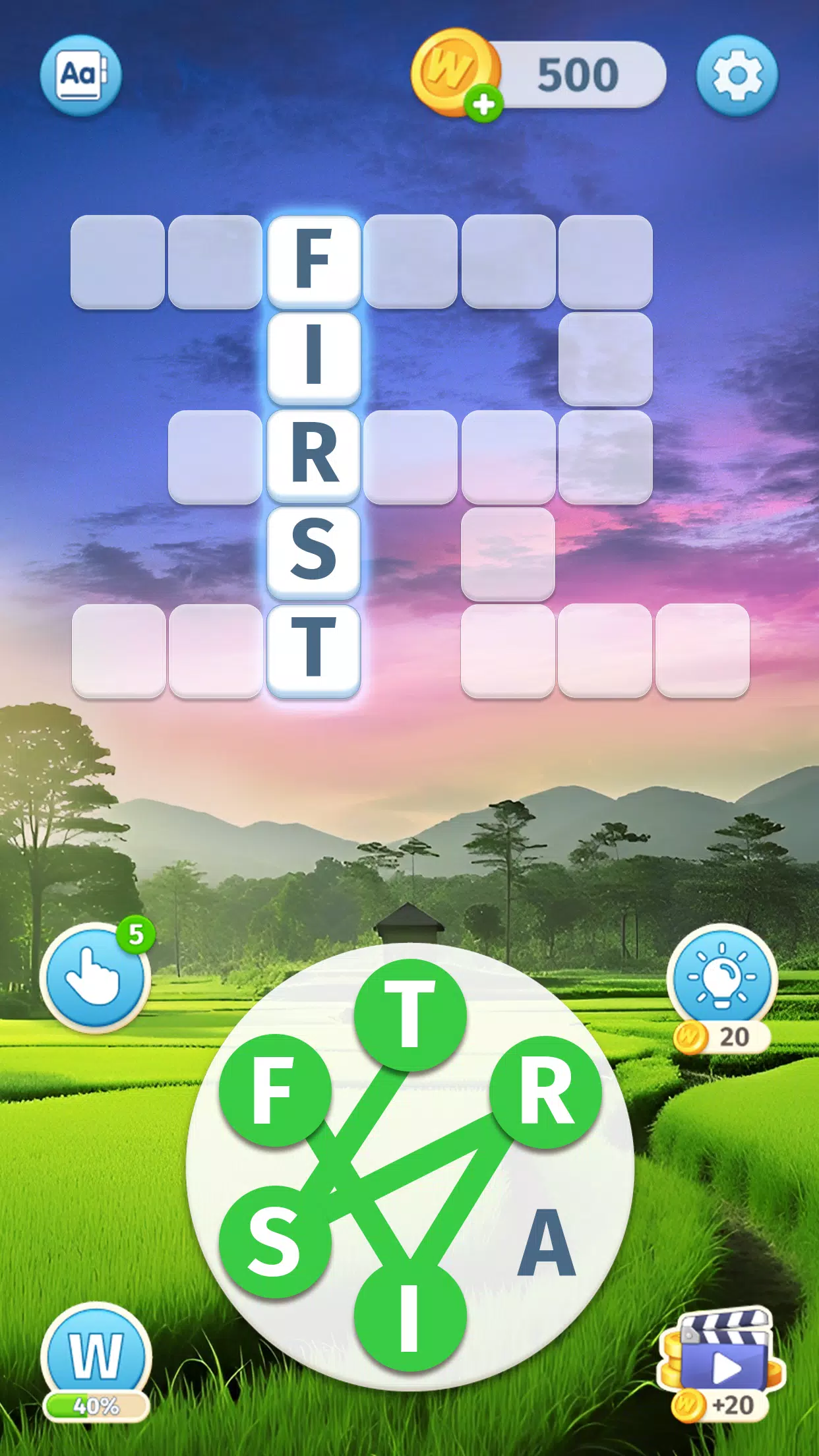 Sky Words Скриншот 1