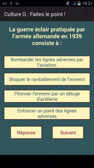 Culture-G: Faites le point ! Tangkapan skrin 3