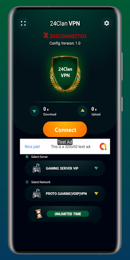 24clan VPN Lite SSH Gaming VPN ဖန်သားပြင်ဓာတ်ပုံ 1