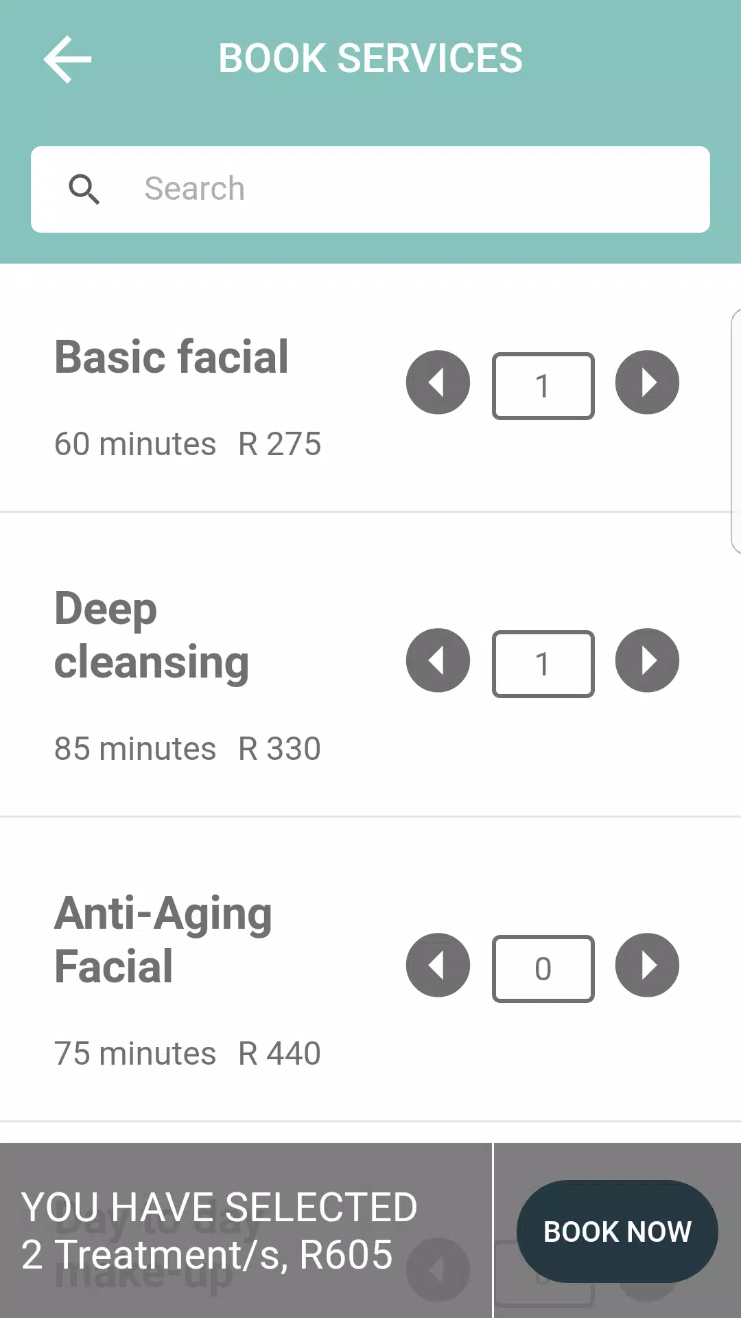 Amphora-BeautySalon Скриншот 4