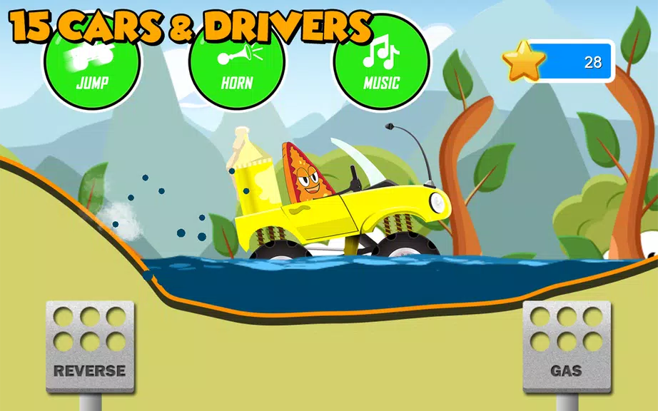 Fun Kids Car Racing Game Ekran Görüntüsü 4