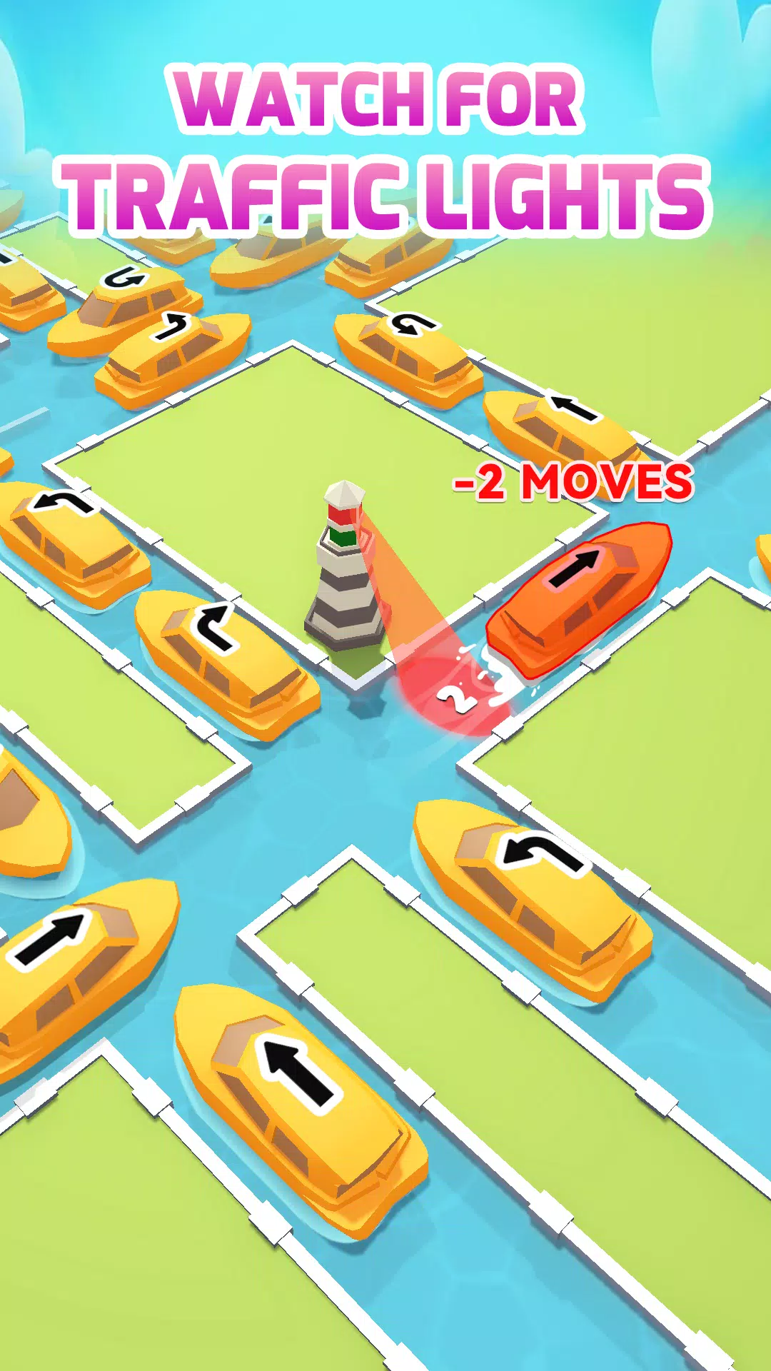 Canal Jam:Traffic Escape Ekran Görüntüsü 3