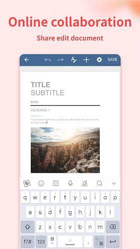 Document Editor:Word,Sheet,PDF Capture d'écran 4