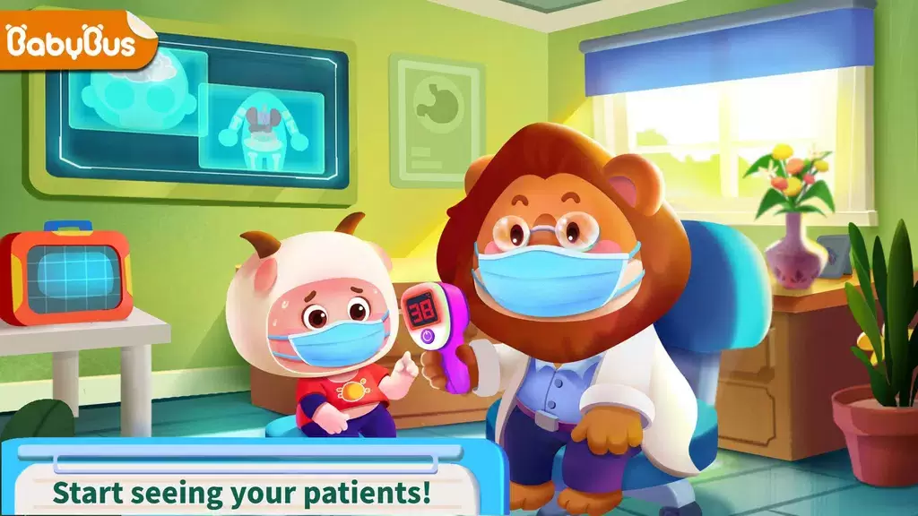 Baby Panda’s Hospital Care Captura de tela 1