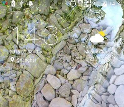 Water Garden Live Wallpaper Tangkapan skrin 1