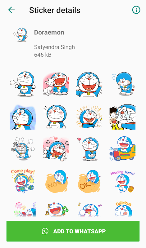 Cartoon Stickers for Whatsapp Screenshot 3