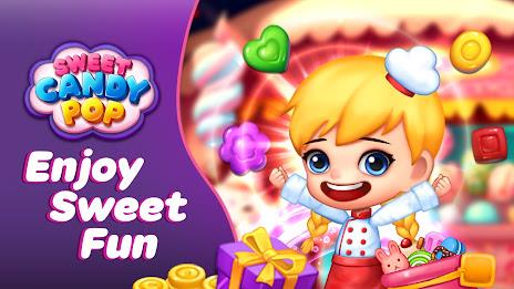 Sweet Candy POP: Match 3 Zrzut ekranu 1