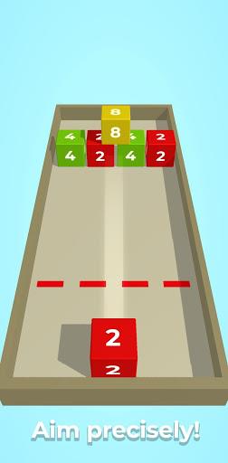 Chain Cube 2048: 3D merge game Tangkapan skrin 5