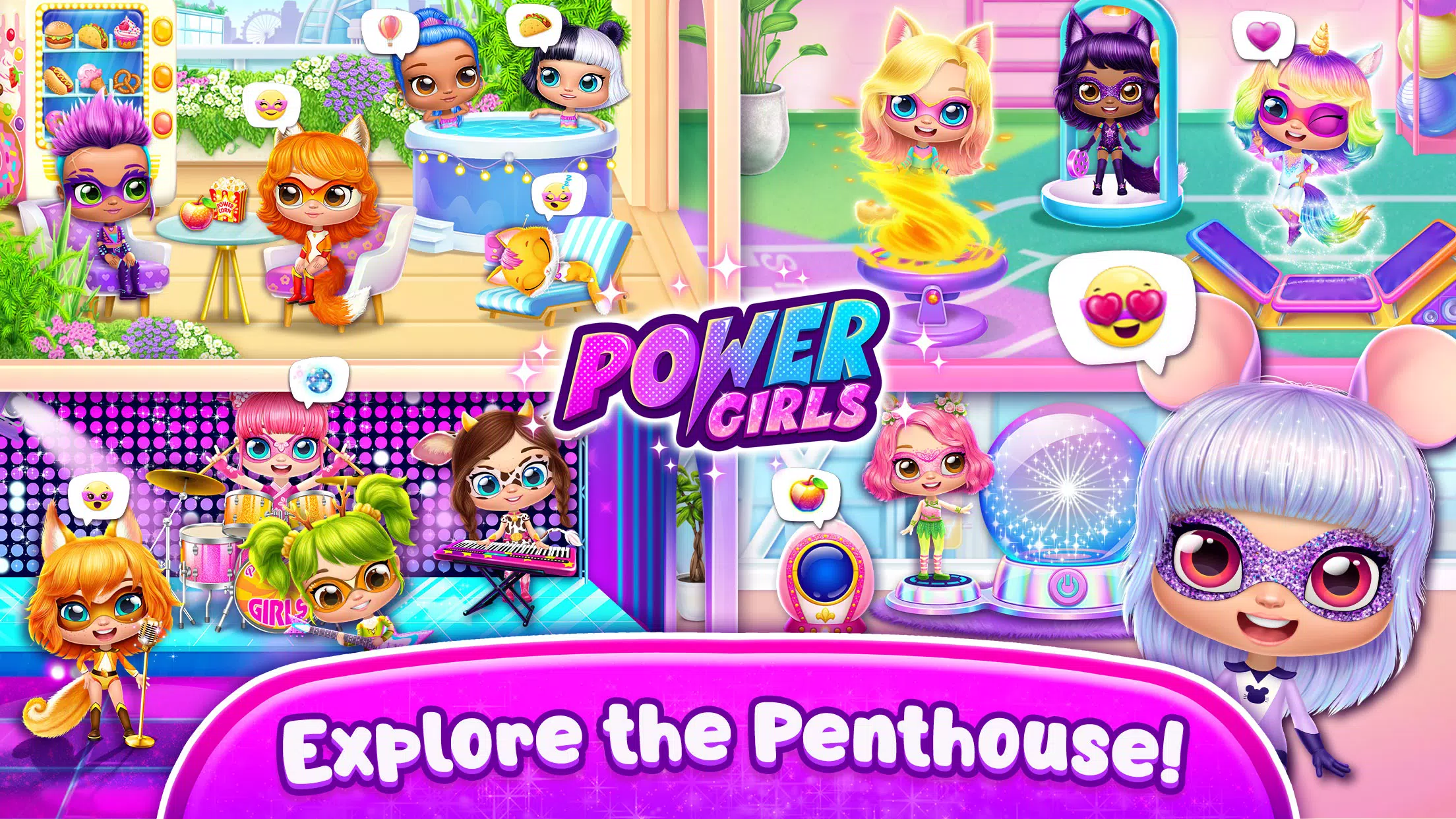 Power Girls - Fantastic Heroes Capture d'écran 3