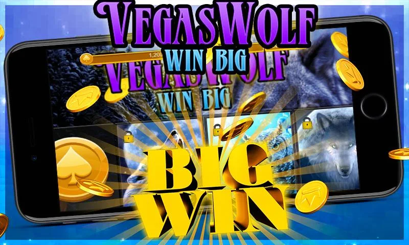 Vegas Wolf - Win Big Lucky Winter Slots 스크린샷 2