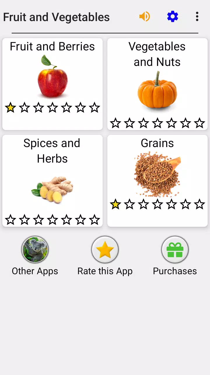Fruit and Vegetables Скриншот 3