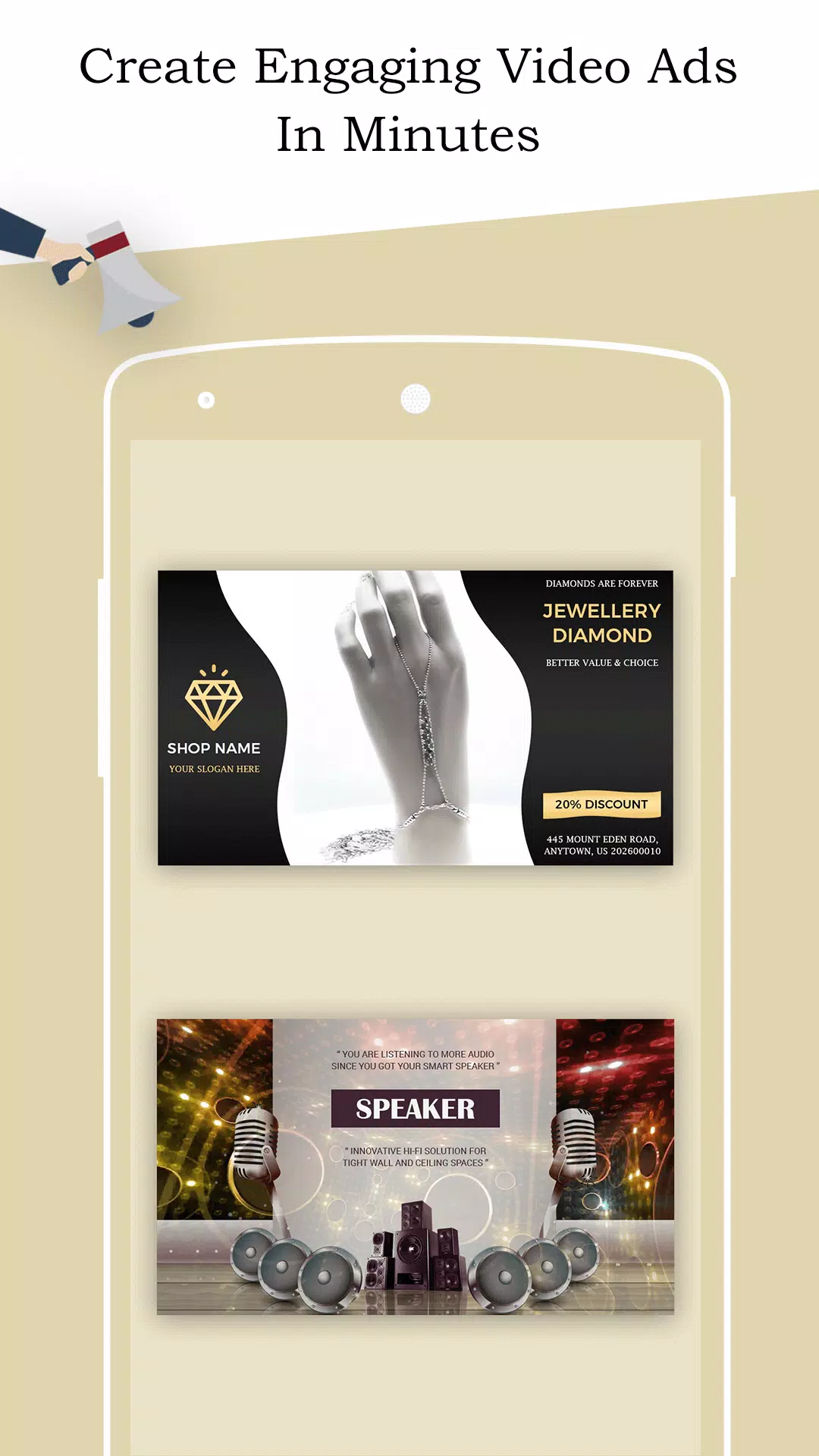 Video Ad Maker, Ad Creator Screenshot 1