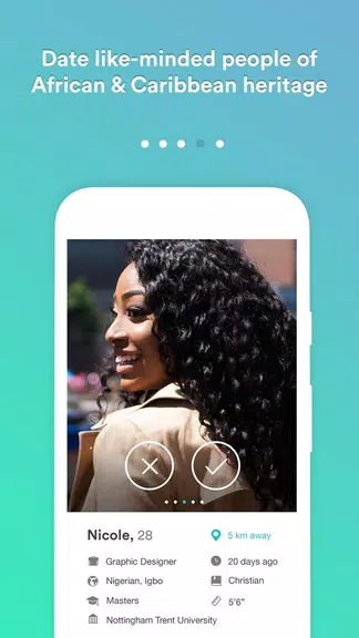Africlick - African Black Dating & Networking App スクリーンショット 2