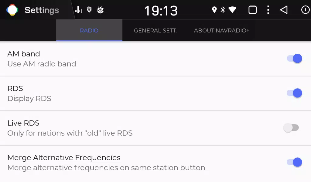 NavRadio BASIC Captura de pantalla 3