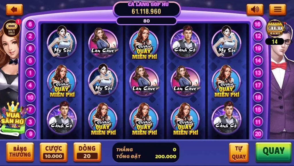 VinVip - No Hu, Xeng, Slots phat loc ภาพหน้าจอ 3