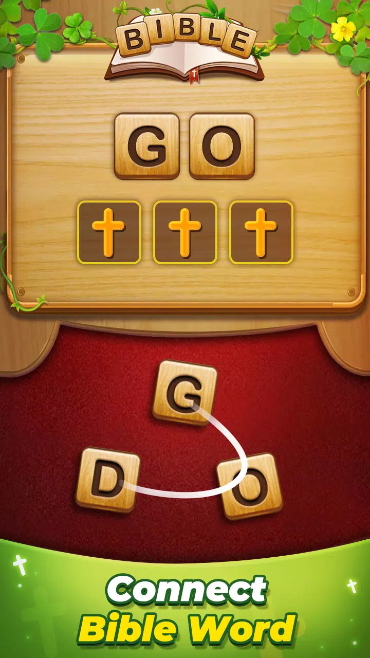 Bible Word Connect Puzzle Game ဖန်သားပြင်ဓာတ်ပုံ 3