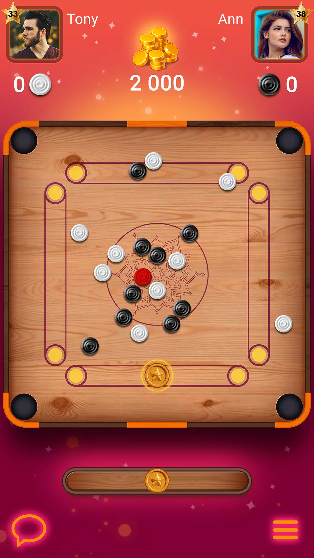 Carrom Lure - Disc pool game Tangkapan skrin 2