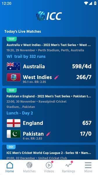 ICC Official Schermafbeelding 1