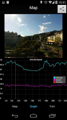 RouteShoot video and GPS app Captura de pantalla 1