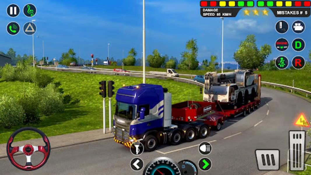 Europe Truck Simulator Driving स्क्रीनशॉट 3