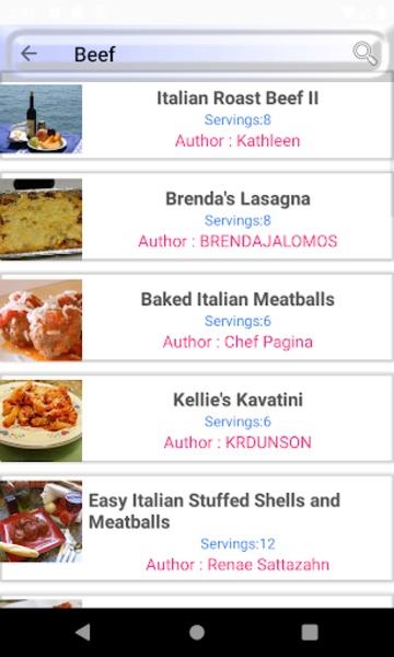 Italian Meal Recipes ภาพหน้าจอ 4