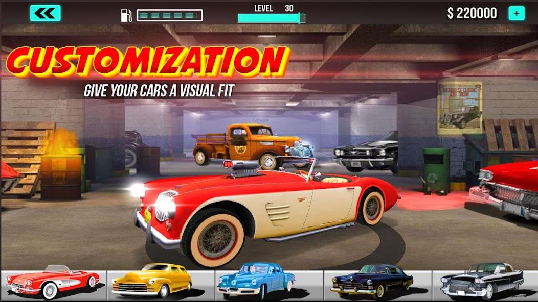 Classic Car Games Race America Mod Tangkapan skrin 4