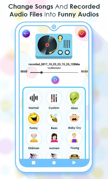 Schermata Voice Changer - Funny Recorder 4