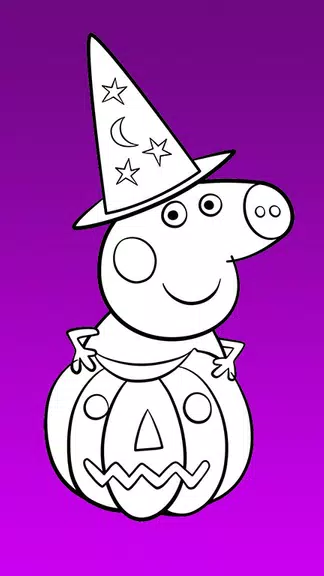 Peppo Piglet Coloring Book Capture d'écran 2