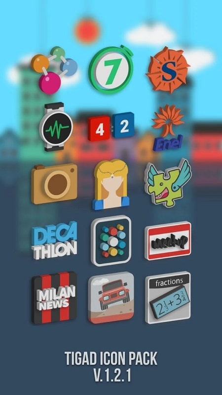 Tigad Pro Icon Pack Ảnh chụp màn hình 1