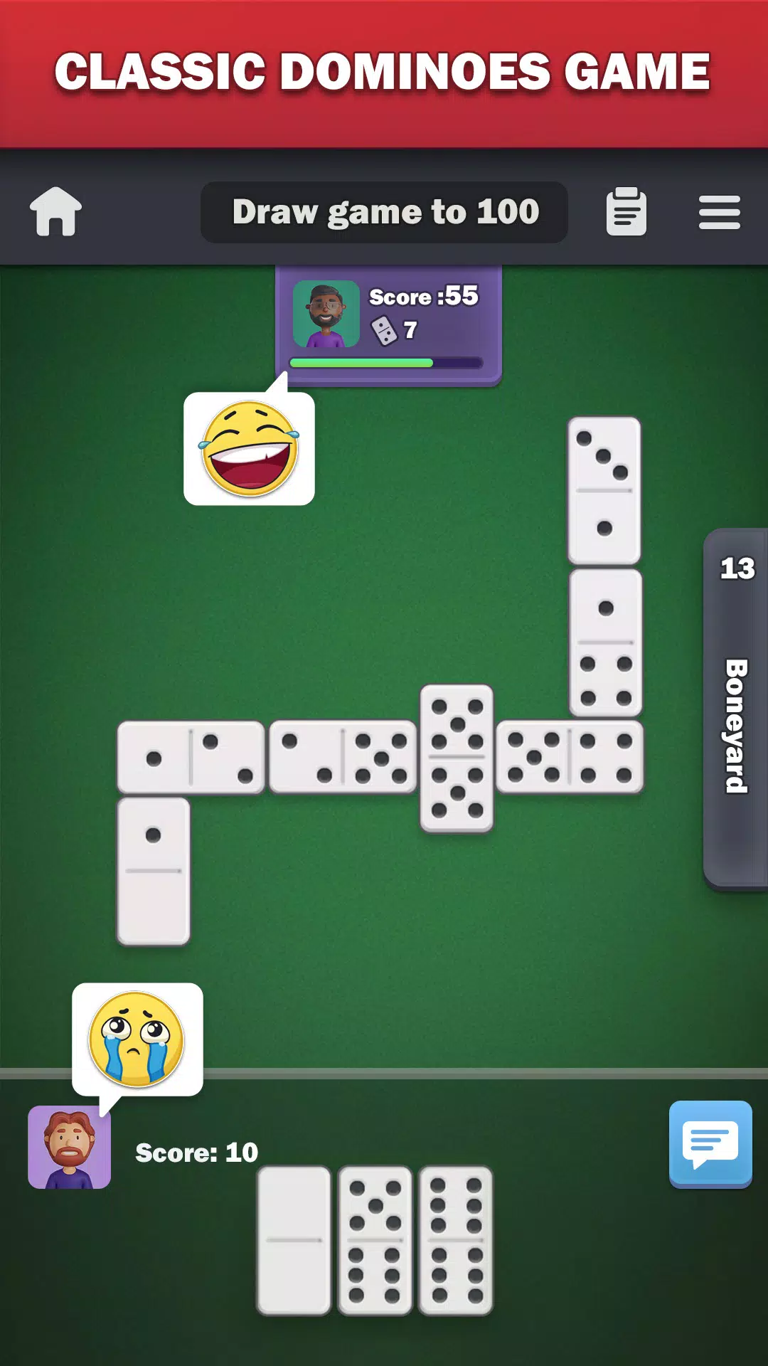 Dominoes online - play Domino! ภาพหน้าจอ 1