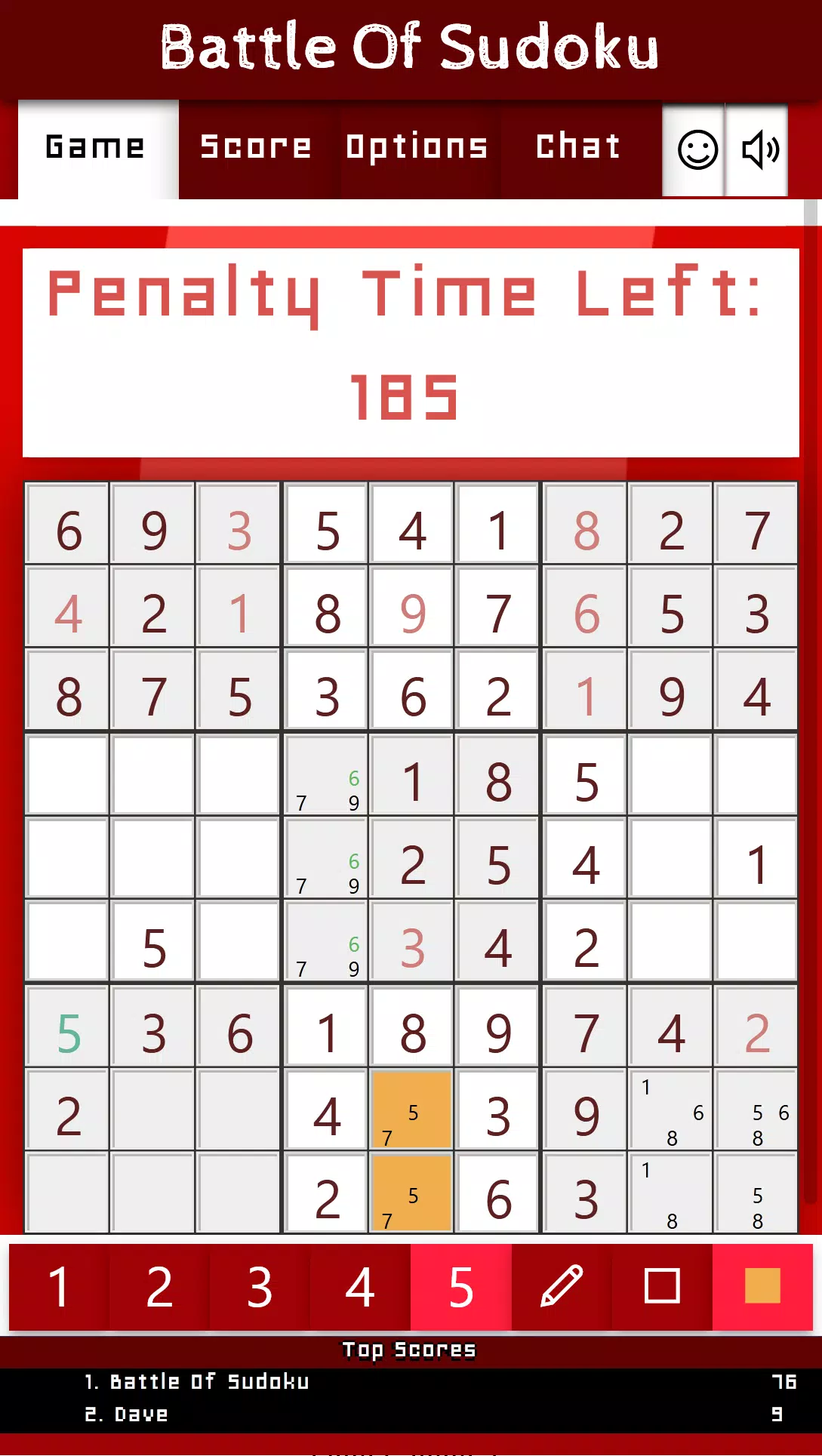 Battle Of Sudoku スクリーンショット 3