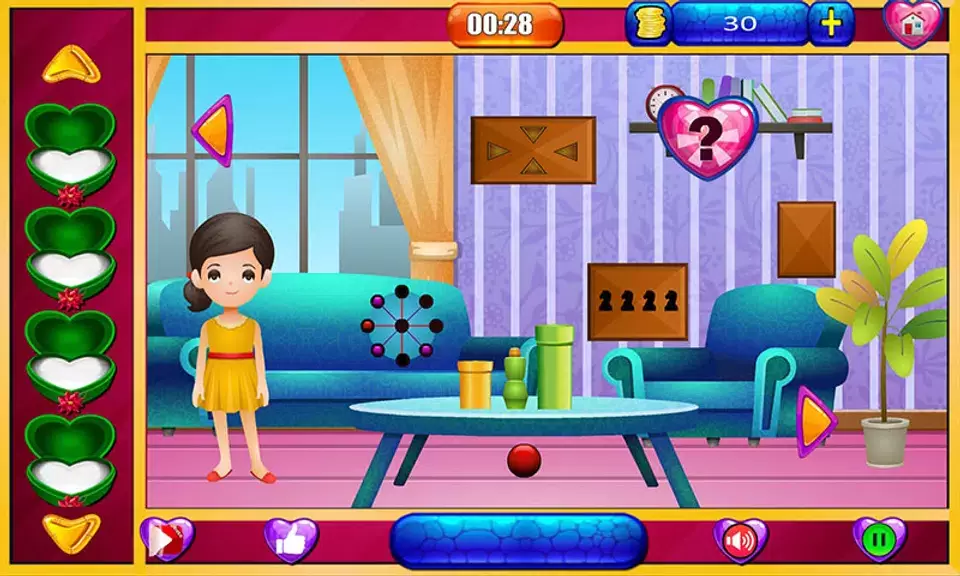 100 Doors Escape - Girl Room Tangkapan skrin 2