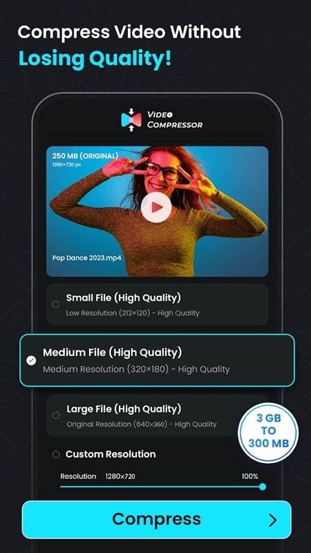 Video Compressor – Reduce Size স্ক্রিনশট 1