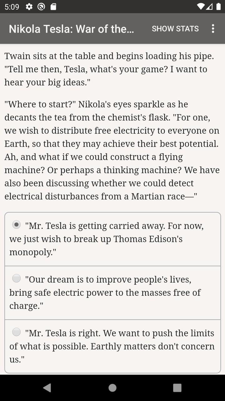 Tesla: War of the Currents Schermafbeelding 1