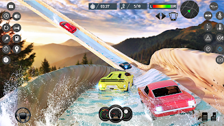 Water Slide Car Race games ภาพหน้าจอ 2