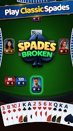 Spades US: Classic Card Game Tangkapan skrin 2