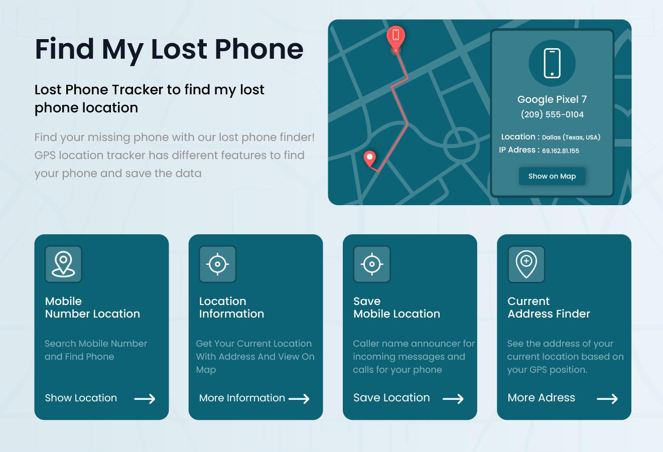 Find Lost Phone Скриншот 1