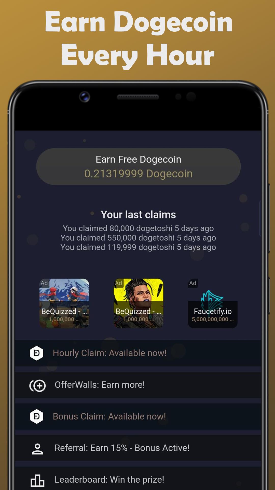 Schermata Earn Dogecoin 1