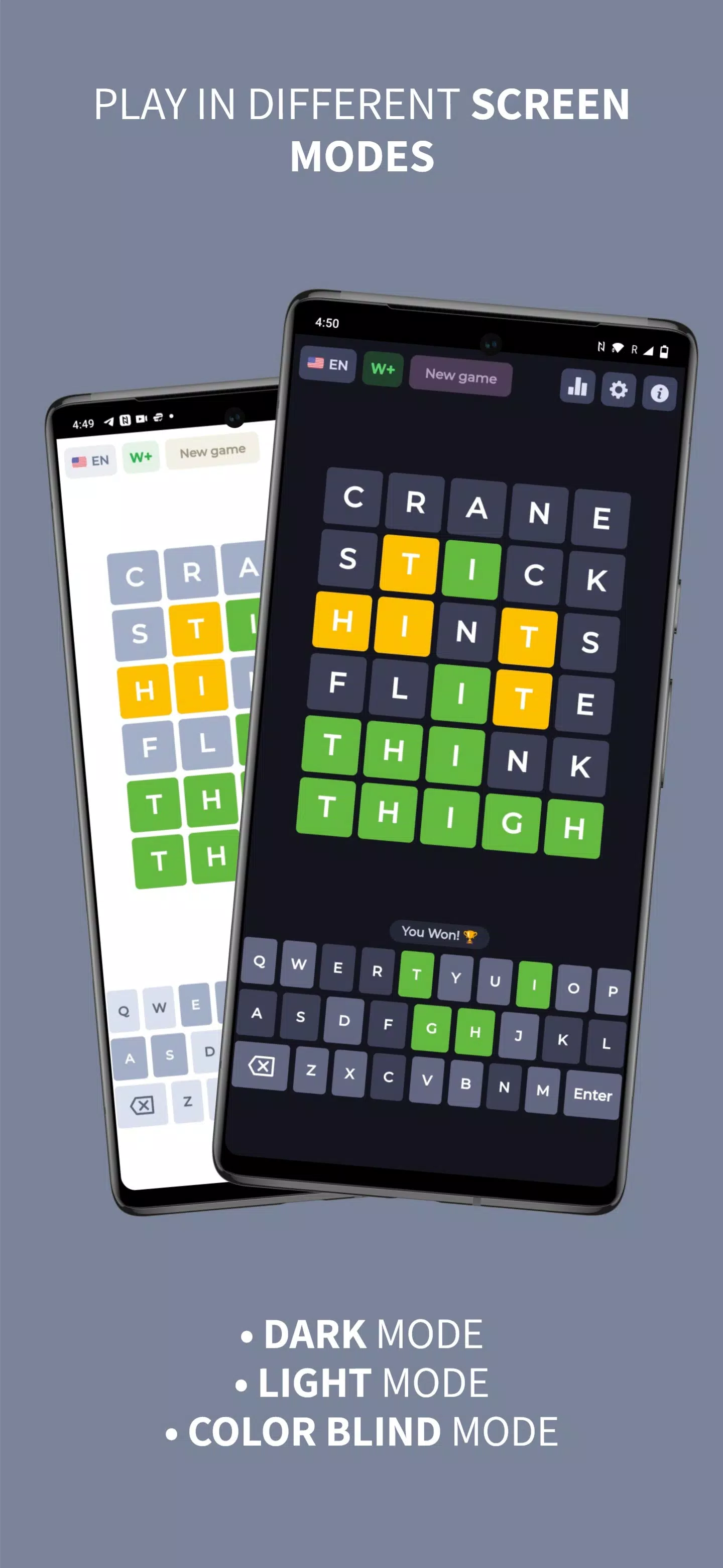 Wordy - Word Puzzle Game Capture d'écran 3