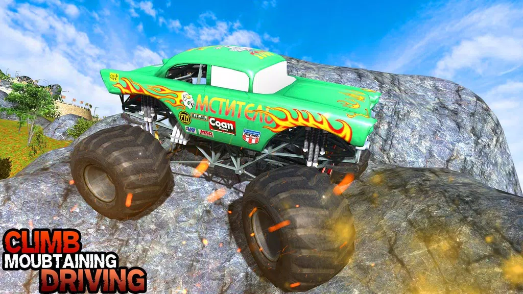 Pickup Truck Hill Climb Racing Captura de tela 4
