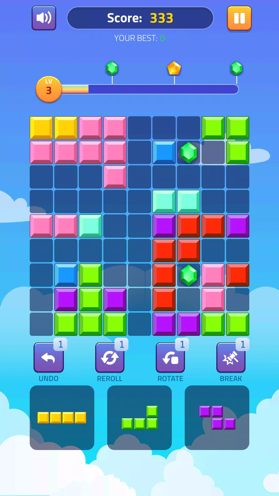 Block Puzzle - Gems Adventure應用截圖第2張