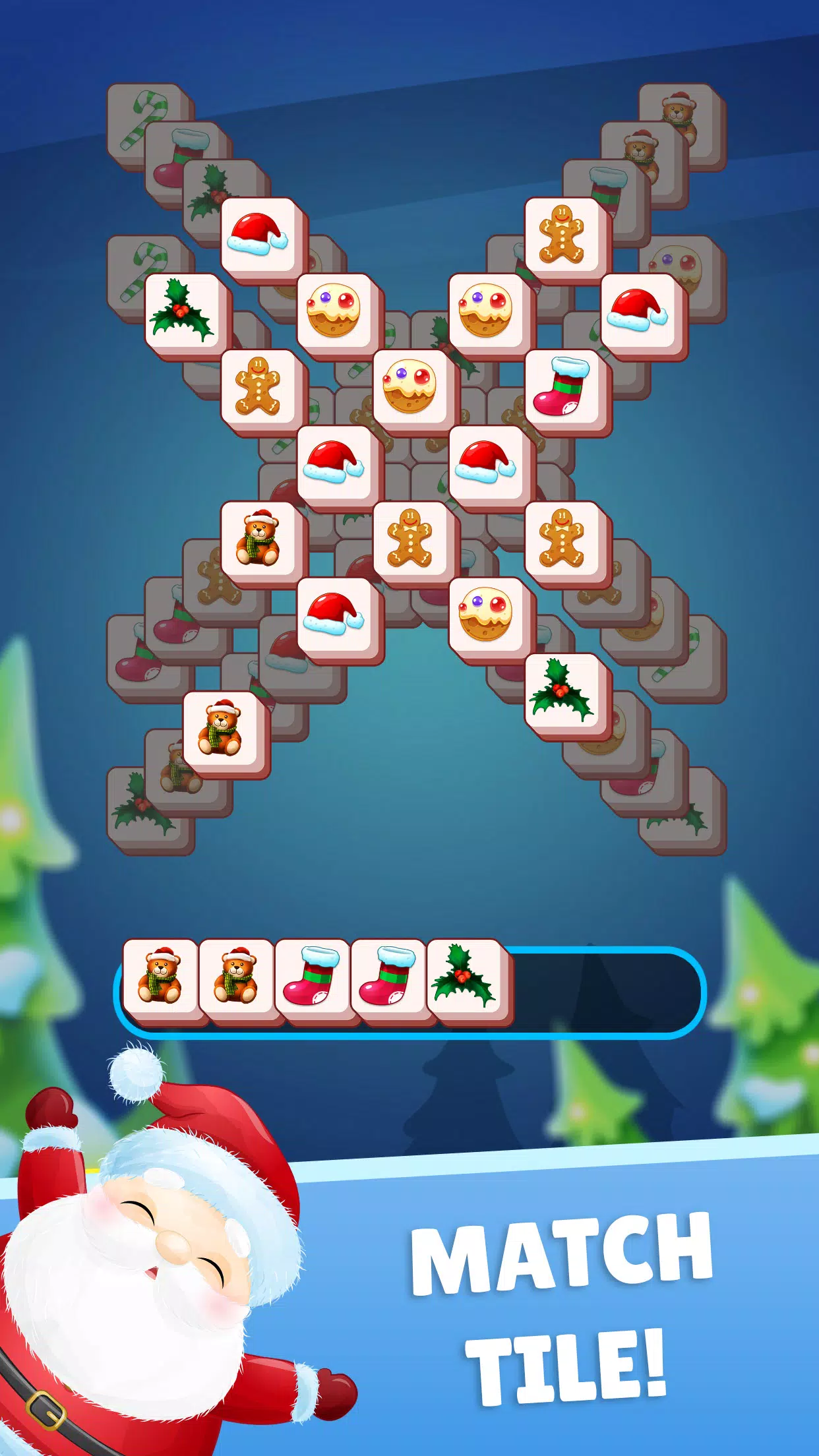 Christmas Mahjong Screenshot 1