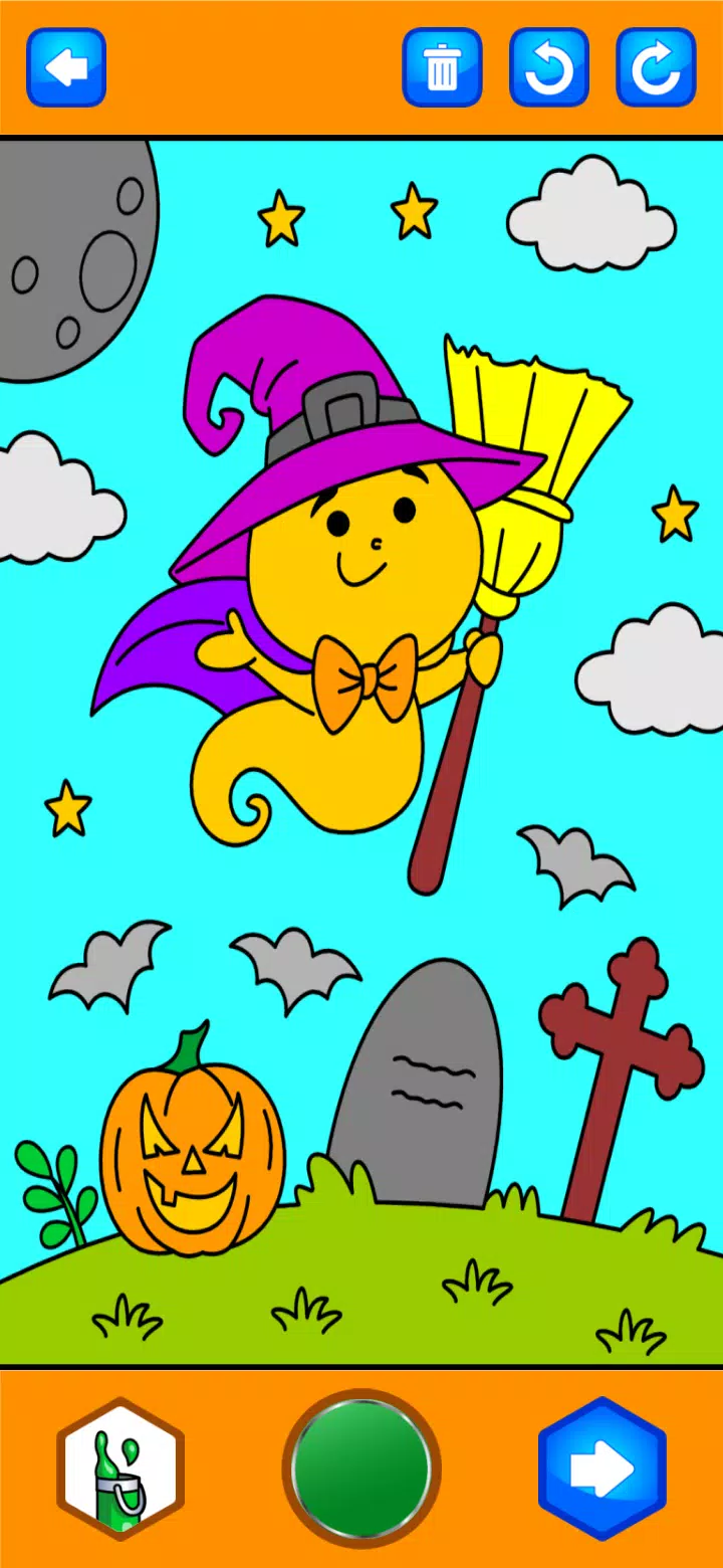 Halloween Coloring Game Screenshot 3